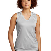 Ladies Sleeveless PosiCharge ® Competitor V Neck Tee