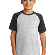 Youth Short Sleeve Colorblock Raglan Jersey