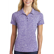 ® Ladies PosiCharge ® Electric Heather Polo