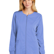 Women's Premiere Flex Full Zip Scrub Jacket