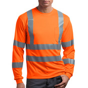 Ansi 107 Class 3 Long Sleeve Snag Resistant Reflective T Shirt