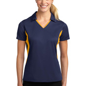 Ladies Side Blocked Micropique Sport Wick ® Polo