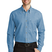 Tall Long Sleeve Denim Shirt